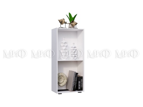 Шкаф со Стеклом  Рим МДФ Белый Глянец (Ш-550 мм x В-1220 мм x Г-346 мм)