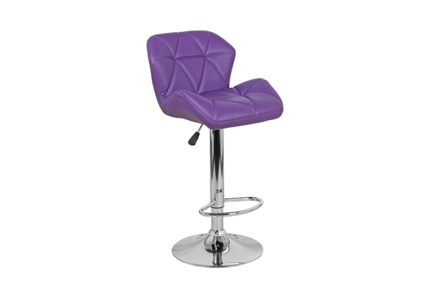 Стул барный Алмаз фиолетовый